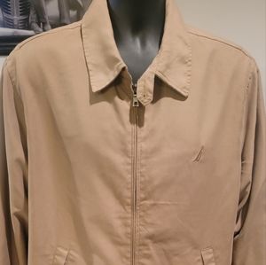 Used but not abused Nautica Large Tan jacket